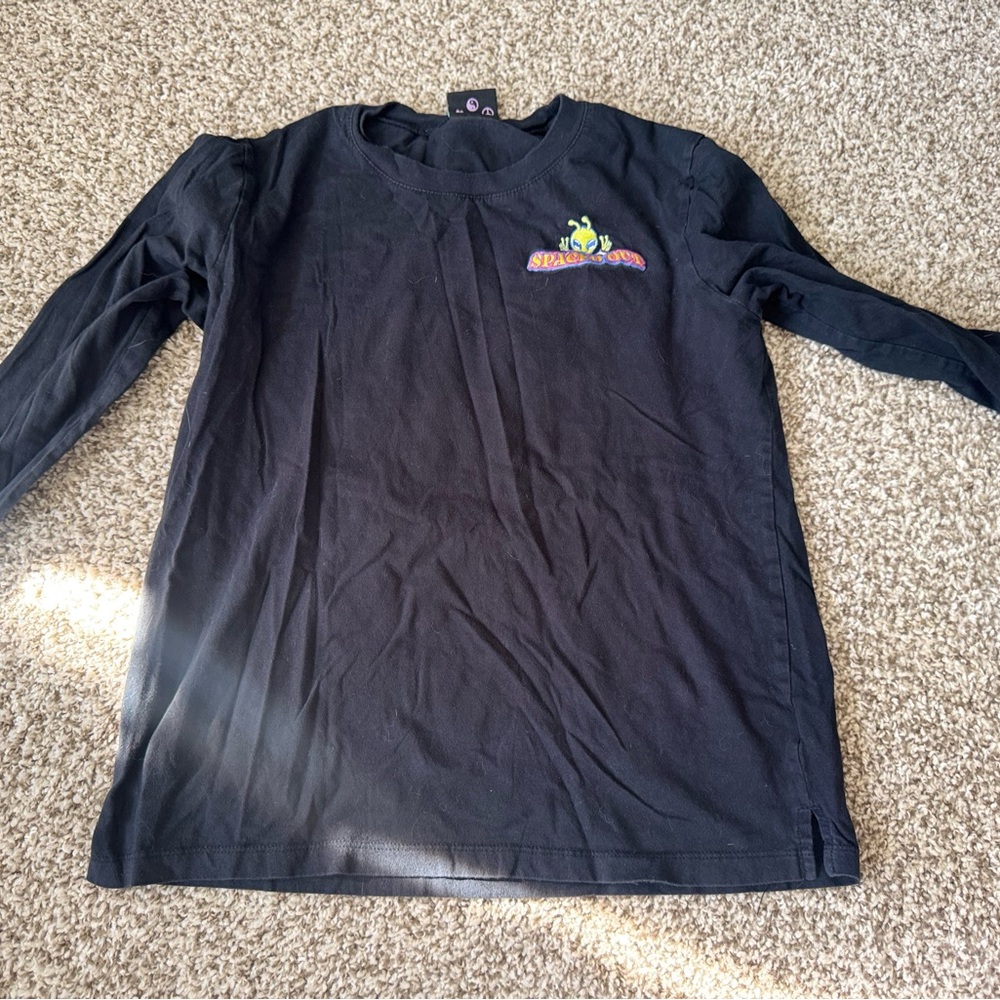 Black Kids Long Sleeve Shirt